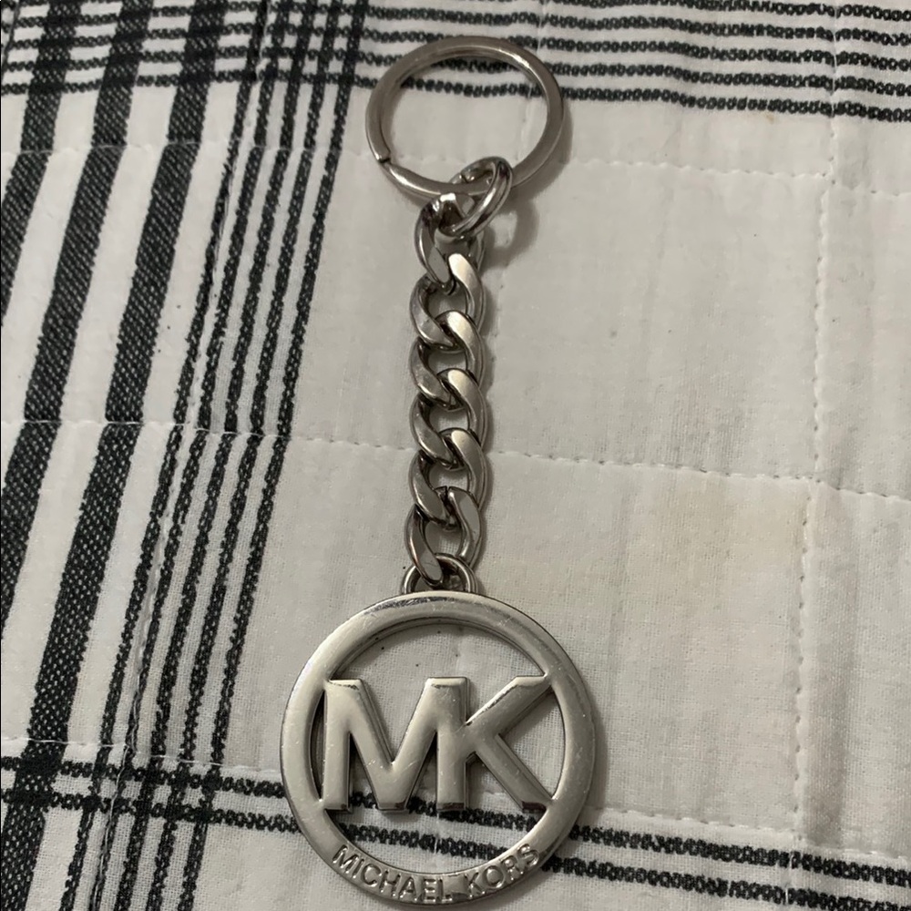 Michael Kors Silver Keychain Purse Hanger